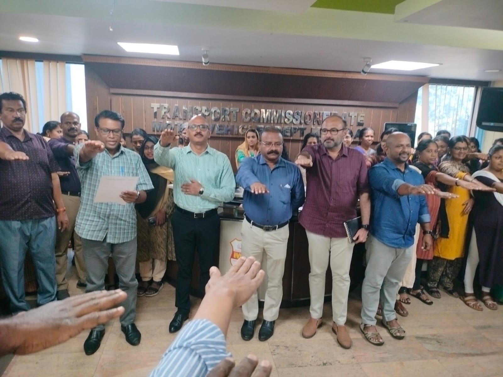 VIGILANCE AWARENESS WEEK 2025 - PLEDGE AT TRANSPORT COMMISSIONERATE